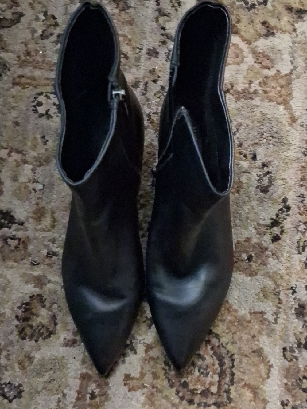 Michael Kors Black Pointed Toe Ankle Booties